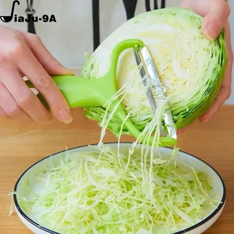 1pcs Cabbage Grater Vegetables Fruit Stainless Steel Large Peeler Grater Wide Mouth Peeler Kitchen Accessories Vegetable Slicer