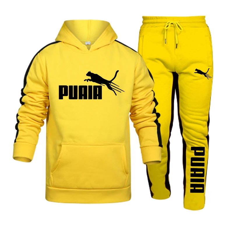 2 Pcs Set Jogging Hoodies Suit