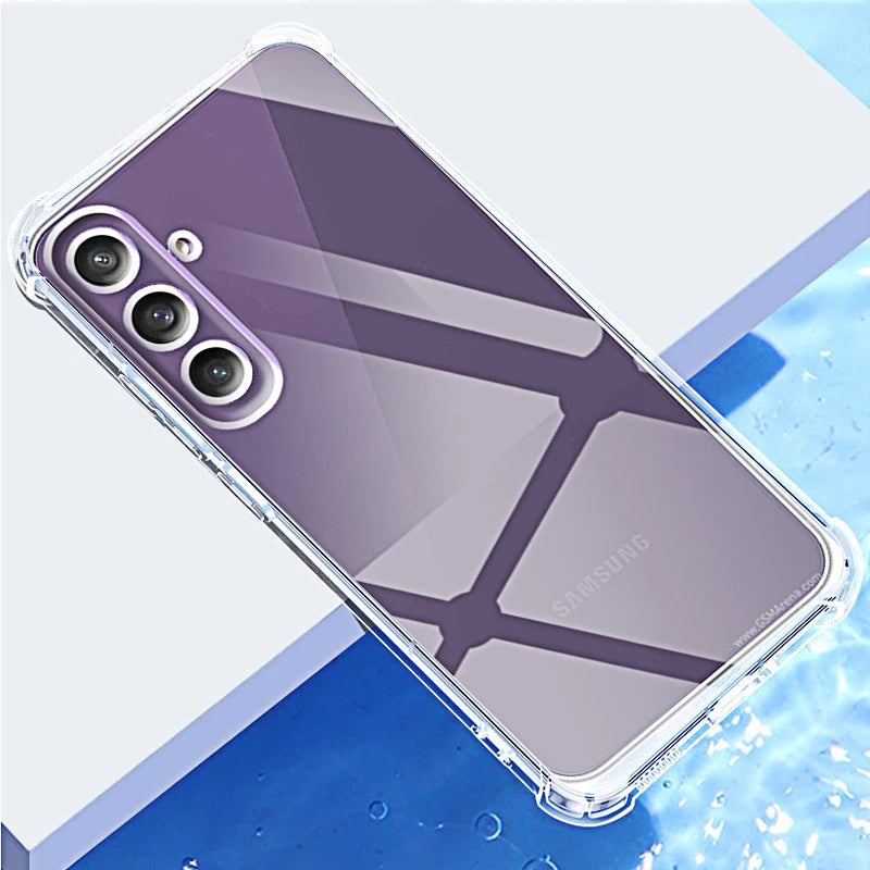 Transparent Soft Case for Samsung Galaxy S23 FE S21 S22 S23 S24 Ultra S20 Plus Back Tpu Soft Cover Phone Cases Accessories S23fe San Remo