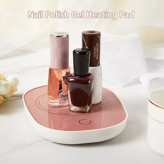 Nail Polish Gel Heating Pad Nail Tools Extension Glue Phototherapy Glue Low Temperature Heater Nail Dryer Lamp Manicure Pedicure San Remo