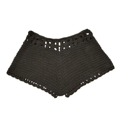 Beach Shorts Knit Crochet Cutout