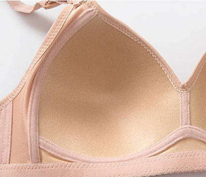 Women's Wireless Push-Up Bra - Comfortable Lace Brassiere