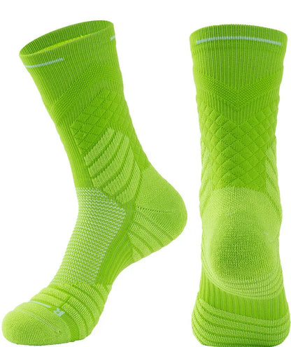 Crossborder Supply Atmungsaktive Sport-Laufsocken für Herren und Damen, 2023, Kompressions-Reiten, Radfahren, Kniestrümpfe, Basketball, Radfahren, Hockey, S