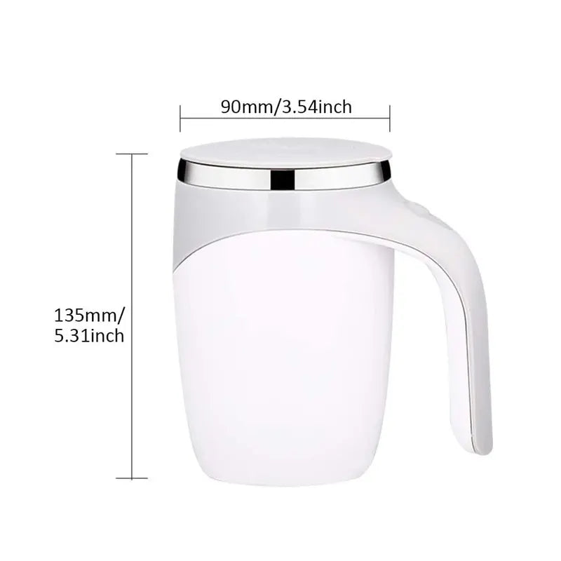 Automatic Stirring Cup Mug Rechargeable Portable Coffee Electric Stirring Stainless Steel Rotating Magnetic Home Drinking Tools San Remo