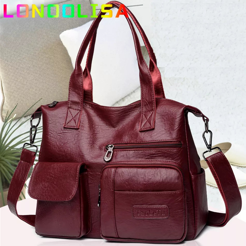 Shoulder Bag for Women PU Leather San Remo