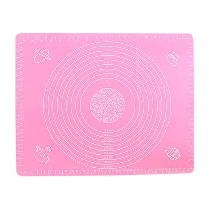 50x40cm Silikon-Backmatte, Teigmatte, Teigmatte für die Küche, Rollteig, Pizza, großer Teig, Antihaft-Maker, Werkzeughalter