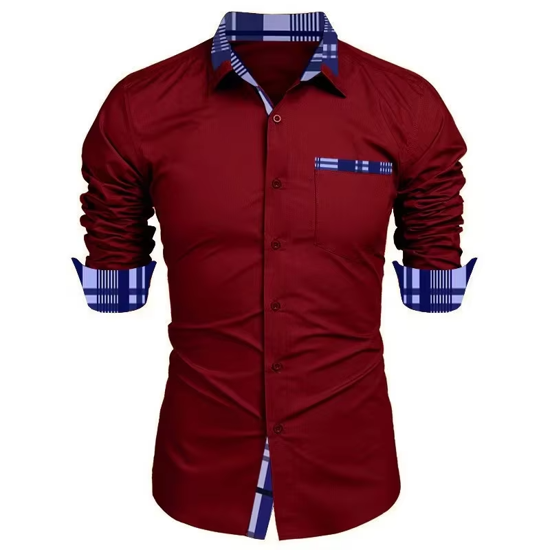 long-sleeved casual shirt