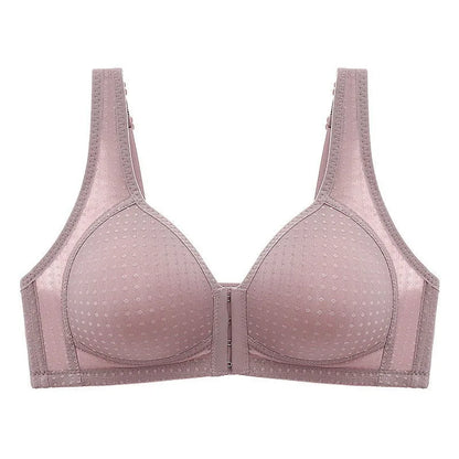 36-44 B C Front Buckle Bras Thin Cup Bralette Underwear Large Cup Plus Size Seamless Brassiere