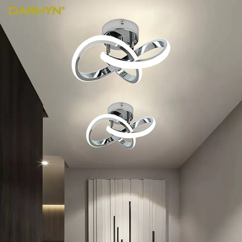 LED Strip Aisle Ceiling Lights Modern Minimalist Living Room Lamps For Balcony Entrance Staircase Home Decor Fixtures Led Luster San Remo Shops