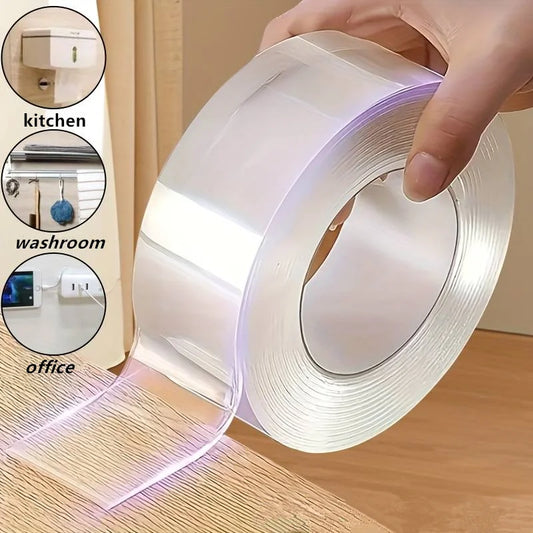 Transparent Double-sided Tape Nanometer Reusable Seamless Strong And Versatile  Suitable For Home Kitchen Office And Car San Remo Shops