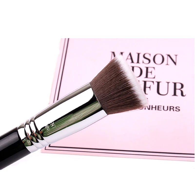 F80 TOP Flat KABUKI kit de maquiagem profissional sintetico frete gratis Powder Liquid Foundation Makeup Brush San Remo