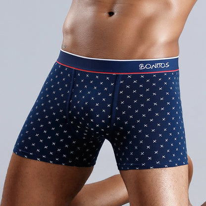 Men's Premium Cotton Boxer Shorts - Comfortable Underwear