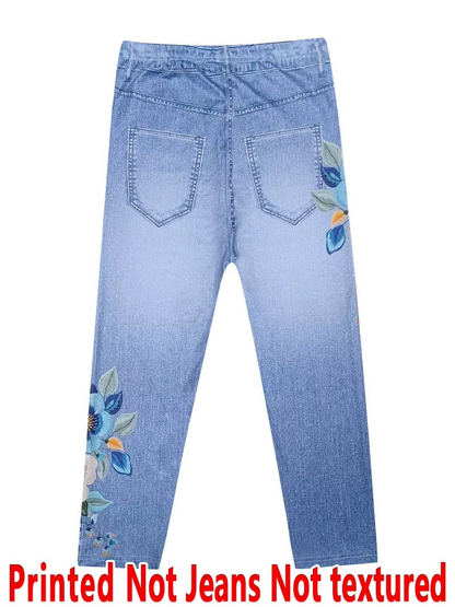 Printed Pants - Not Denim Fabric