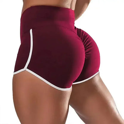 High-Waisted Fitness Exercise Running Yoga Shorts Tight Lifting Hip