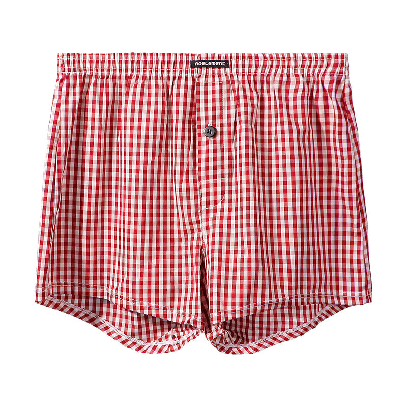 4 Pcs Men's Loose Cotton Boxer