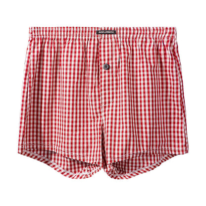 4 Pcs Men's Loose Cotton Boxer