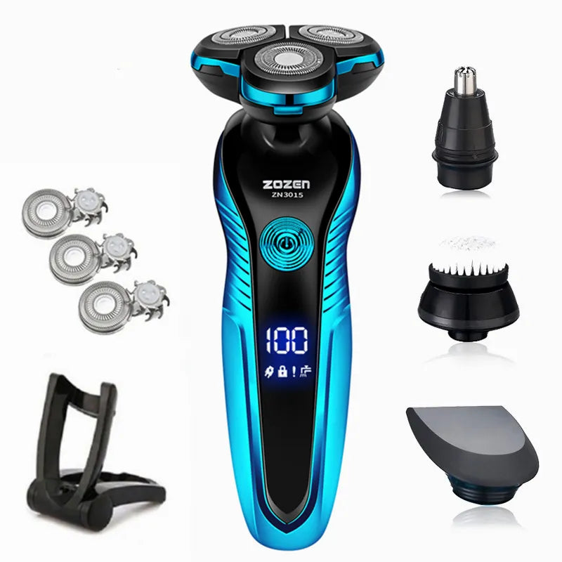 Electric Shaver Electric Razor Hair Clipper Cutting Shaving Machine for Men Women Bikini Beard Trimmer Washable Rechargeable San Remo