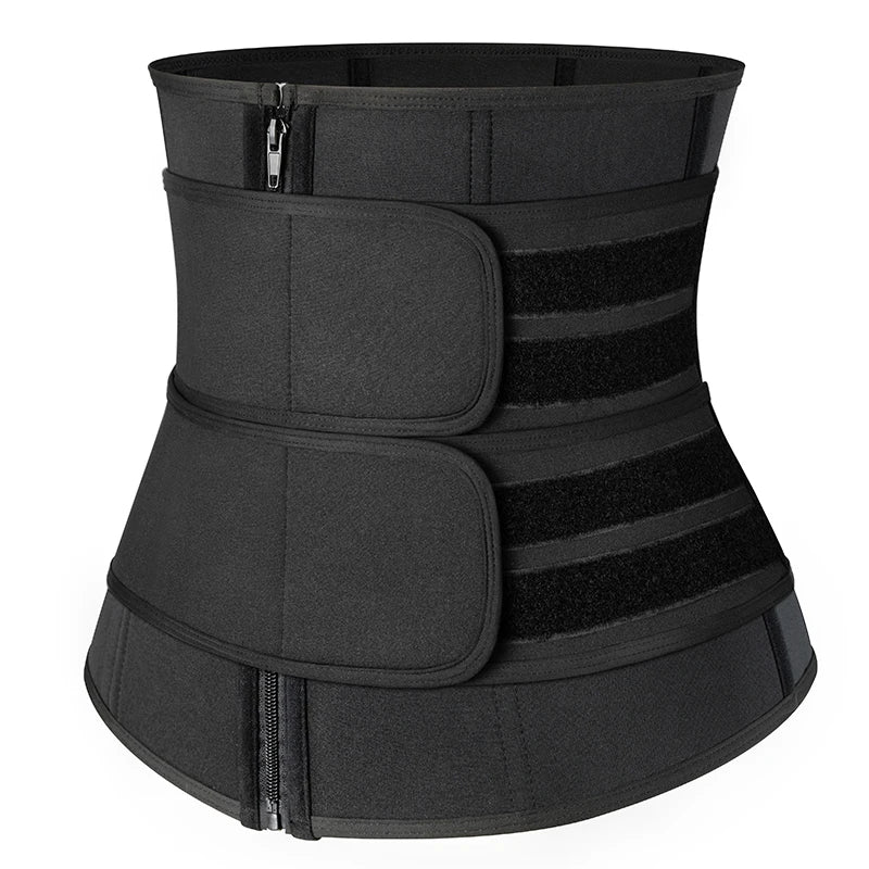 Waist Trainer Corset Trimmer Belt for Women Weight Loss Sweat Strap Body Shaper Belly Cincher Sports Girdle Fat Burner Band