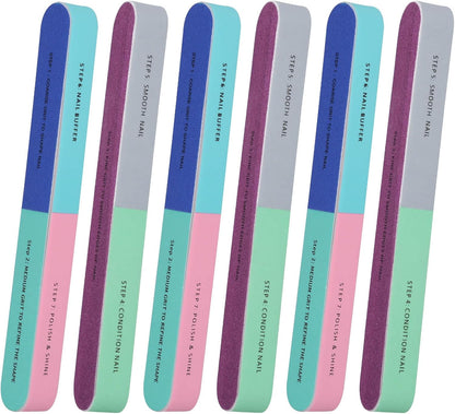 1/5Pcs Nail File Seven-Sided Polishing