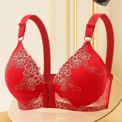 Adjustable Shoulder Strap Bra Supportive Lace Lightweight