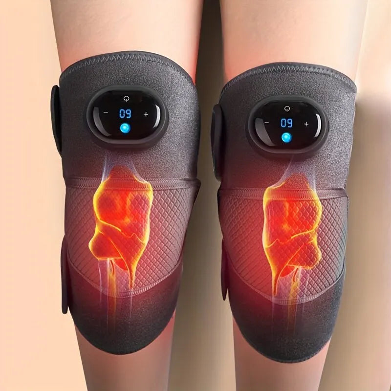 Heated Knee Massager Shoulder Brace Adjustable Vibrations And Heating Modes Heating Pad For Knee Elbow Shoulder Relax Legs San Remo Shops