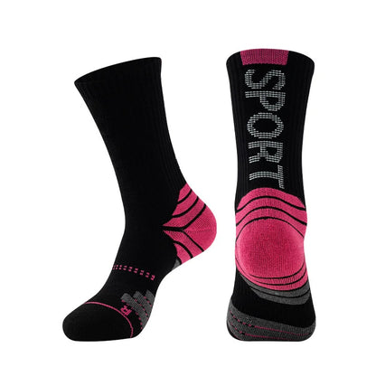 Crossborder Supply Atmungsaktive Sport-Laufsocken für Herren und Damen, 2023, Kompressions-Reiten, Radfahren, Kniestrümpfe, Basketball, Radfahren, Hockey, S