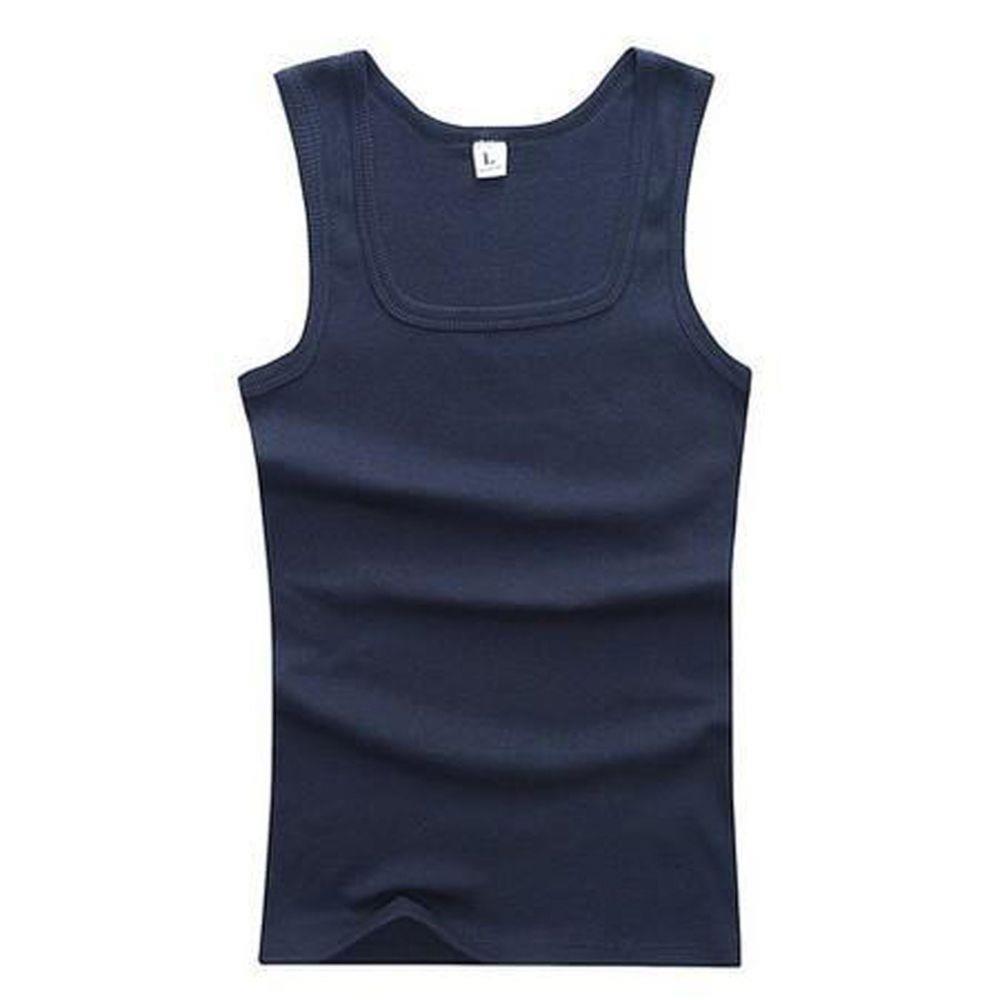 3/6 Pcs Men's Cottons Elastic Tank Top