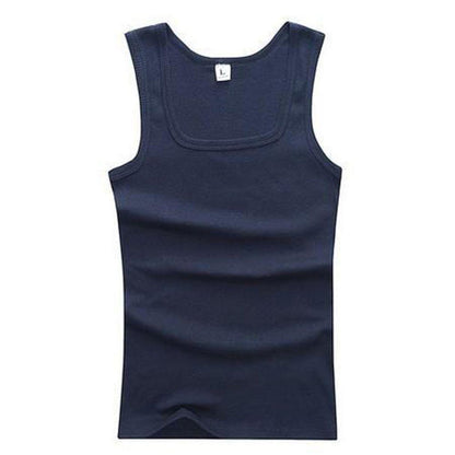 3/6 Pcs Men's Cottons Elastic Tank Top
