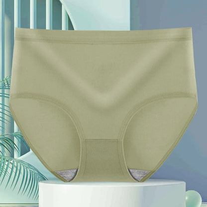 Women's Cotton Panties Set Solid Color Briefs Casual Comfortable