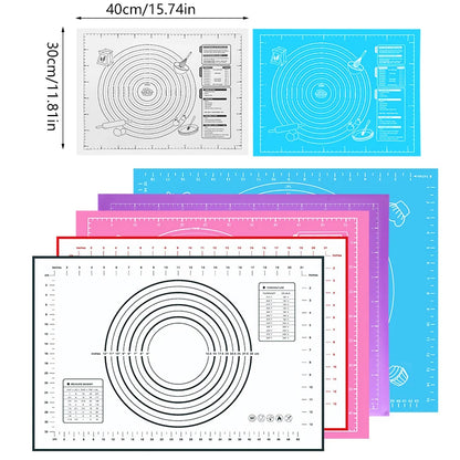 Esterillas de silicona para hornear, láminas para masa de pizza, antiadherentes, soportes para repostería, accesorios de cocina, herramientas de cocina, utensilios para hornear, aparatos