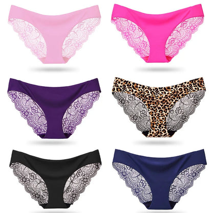 Fashion Lace Panties Briefs Breathable Seamless Panty San Remo