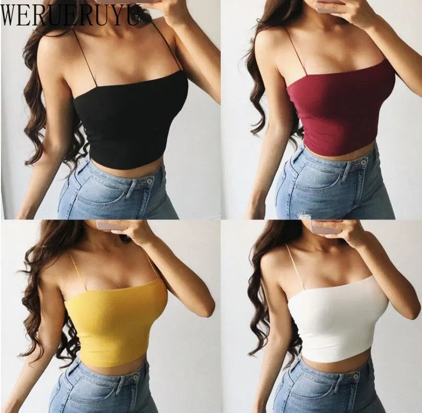 Sleeveless Vest Corset Crop Top Women Aesthetic Clothing Summer Y2k Streetwear White Black Yellow Red Tank Top for Womens San Remo