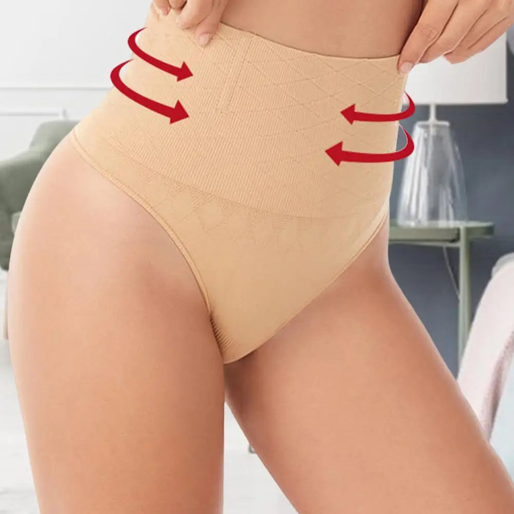 Women's Slimming Flat Belly Panties High Waist Buttock Lift Underpants Tummy Control Shapewear Postpartum Body Sculpting Panties