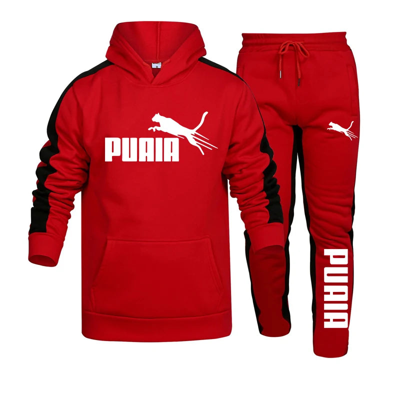 2 Pcs Set Jogging Hoodies Suit