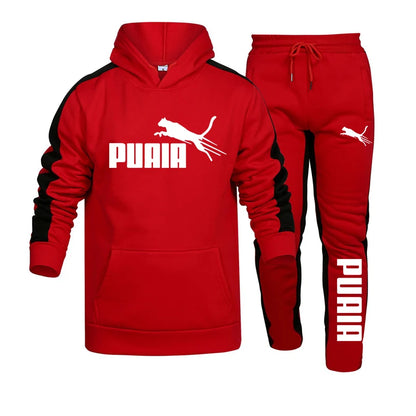 2 Pcs Set Jogging Hoodies Suit