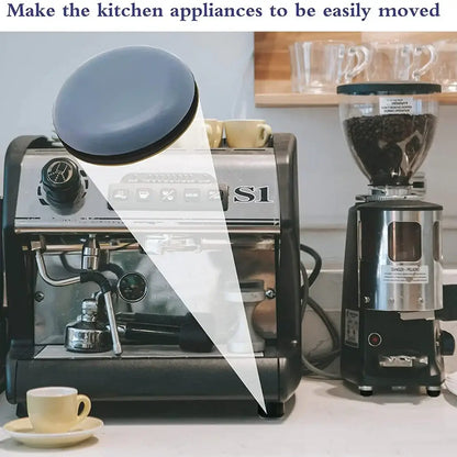 Paquete de 8 deslizadores para electrodomésticos de cocina, deslizadores adhesivos mágicos de PTFE de 25 mm para cafeteras, batidoras, freidoras de aire y ollas a presión.