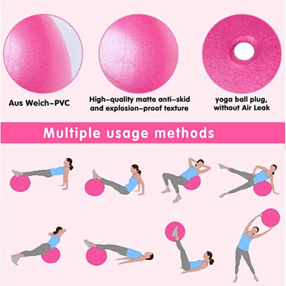 25cm Pilates Yoga Ball Gymnastic Fitness Ball Balance Exercise Gym Fitness Yoga Core Ball Indoor Training Yoga Ballet Ball San Remo Shops