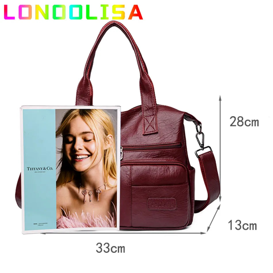 Shoulder Bag for Women PU Leather San Remo