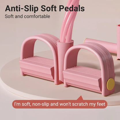 Multi-Tube Resistance Band with Pedal Puller - 6-Tube System