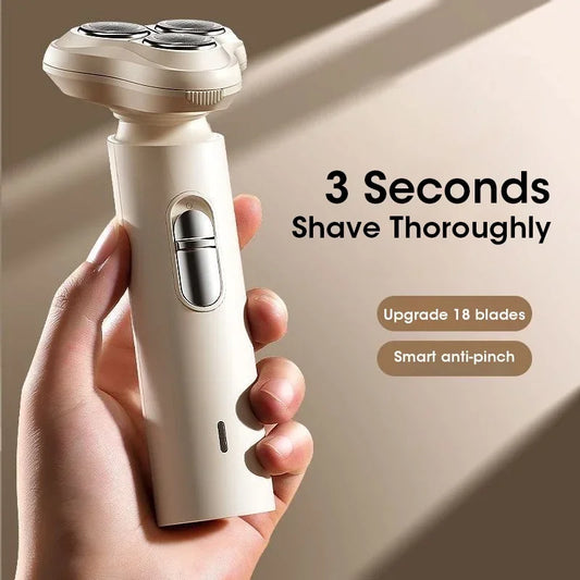 Rechargeable electric shaver washable multifunctional beard-trimming