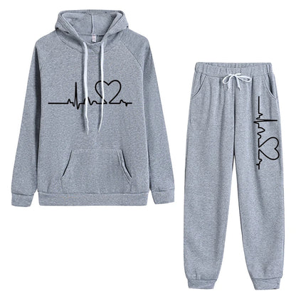 2-Piece Tracksuit Hoodies +Sweatpants