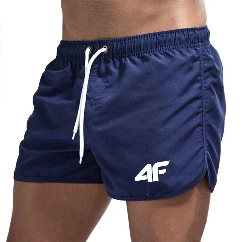 Men's Shorts  Beach Trunks Summer Swim Gym Pants Quick Drying Swimming  Ventilate Drawstring