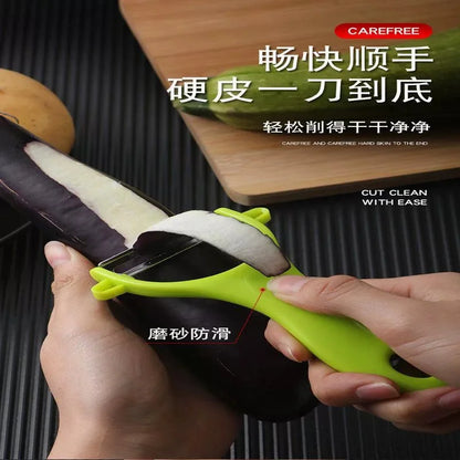 Obstschälmesser, Edelstahlschäler, Schälen von Äpfeln, Küche, Gemüse, Obst, scharfer Schäler, Multifunktionsschäler, Zestenreißer