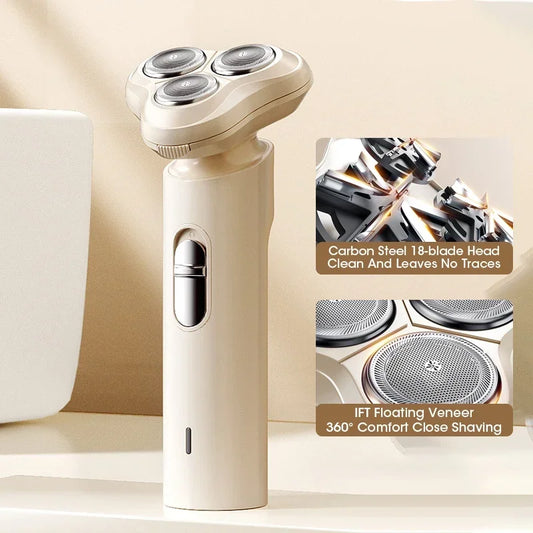 Electric Shaver for Men Facial Care Facial Care Beard Cleaning Multifunctional Washable Rechargeable Family Travel Outdoor