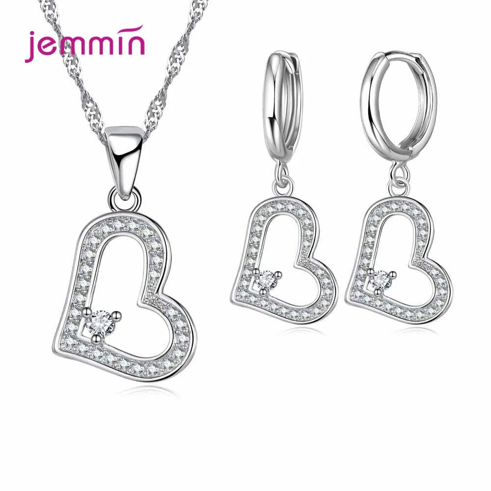 Multiple Models Genuin 925 Sterling Silver  Jewelry Sets For Women Girls Cubic Zirconia Wedding Jewelry Sets Super Deal San Remo