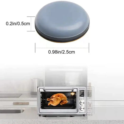 Paquete de 8 deslizadores para electrodomésticos de cocina, deslizadores adhesivos mágicos de PTFE de 25 mm para cafeteras, batidoras, freidoras de aire y ollas a presión.