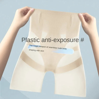 Seamless Body Shapers Women Ultra Thin Ice Silk Safety Shorts High Waist Flat Belly Reducing Panties Slimming Underwear San Remo