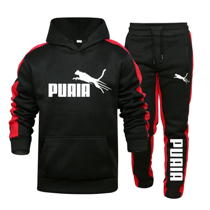 2 Pcs Set Jogging Hoodies Suit