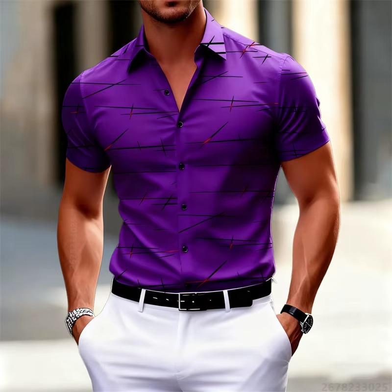 slim lapel shirt