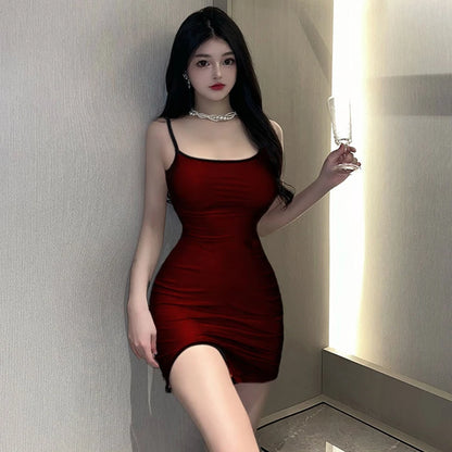 Sexy Mesh Spaghetti Strap Square Collar